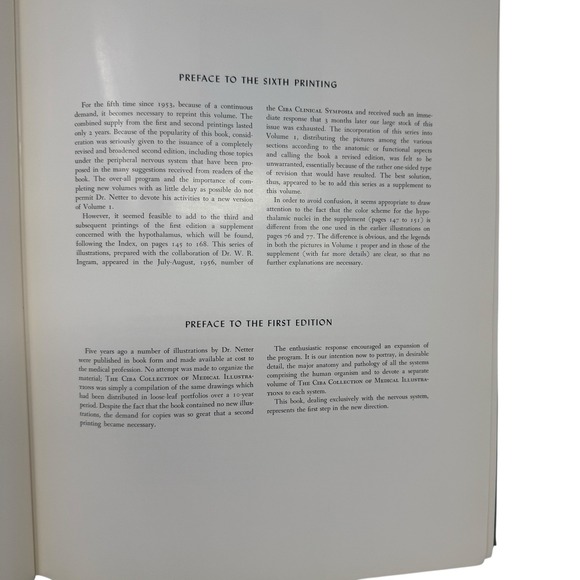 The CIBA Collection of Medical Illustrations Vol 1 NERVOUS SYSTEM Frank Netter - Picture 4 of 6